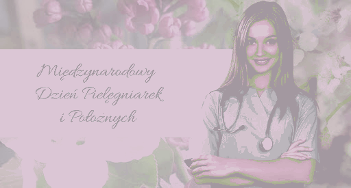 Uśmiechnięta pielęgniarka przypomina o swoim święcie